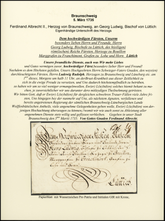 1588-1871 BRAUNSCHWEIG Enorm reichh. Sammlung 11 Lindner Alben von Altbriefen bis Ganzsachenaufbrauch