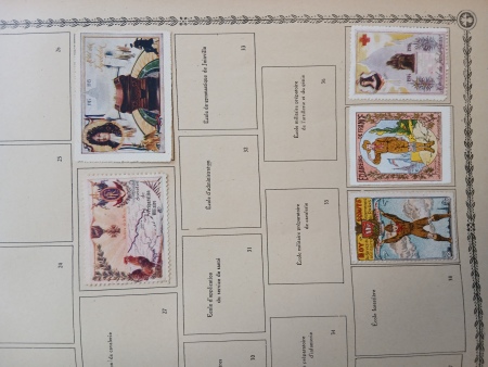 1914-18 "Album des Timbres de Guerre" Tricolore de