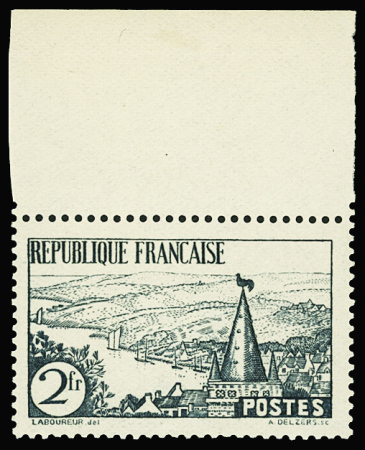 N°301A NON EMIS Rivière bretonne 2f ardoise, bdf, neuf