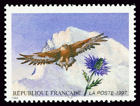 N°3054a Parc des écrins, variété avec légende supérieure