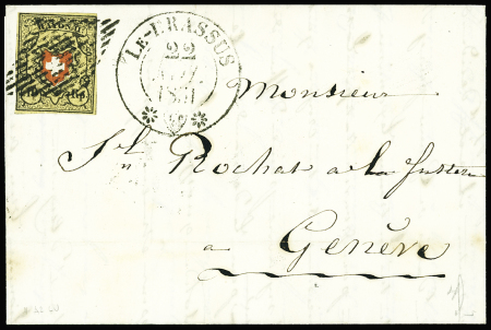 Type 11 A2/LU, vollrandig bis gut, entwertet Raute