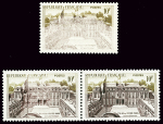 N°1126 10f palais de l'Elysée, variété impression défectueuse