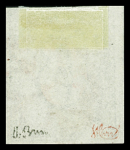 6Rp. (Type IV, 59. Marke des Bogens), senkrechte Untergrundlinien,