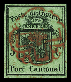 Grosser Adler dunkelgrün, farbintensiv und sehr gut