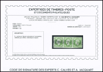 Lot de plusieurs n°12 5c vert en différentes bandes