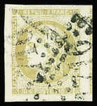 N°43Ab 10c bistre-verdâtre, report I, belles marges