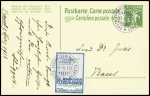 1913 (9. März) Flugtag Basel, Flugspendemarke 50 Cts