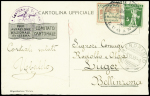 1913 (15. Juni) Flugtag Lausanne, 5C grün GS-Karte