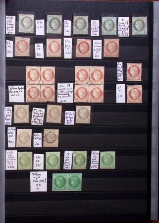 1871-1898, Lot de classiques neufs sur l'émission Cérès