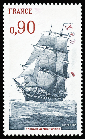 N°1862 90c La Melpomène, spectaculaire variété couleur