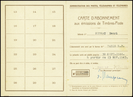 N°525 50F noir, obl grand CAD horoplan "Paris RP a