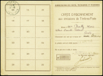 N°602 à 605, blasons, obl Lyon (23.10.44) sur cart