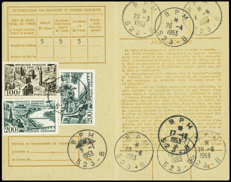 Pan°24 100F Lille + PA n°25, 200F Bordeaux obl CAD