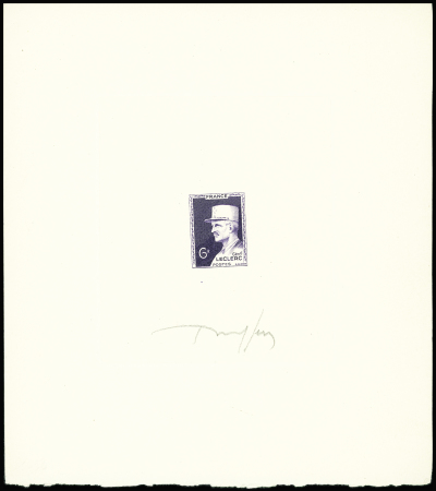 8F Général Leclerc. Epreuve d'artiste du projet pe