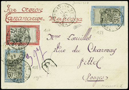 15.6.1927. tananarive - Majunga, essai de Dagnaux,