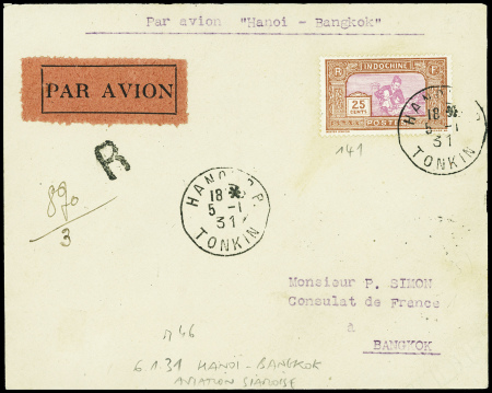 5.1.1931 Hanoï - Bangkok par 3 avions militaires s