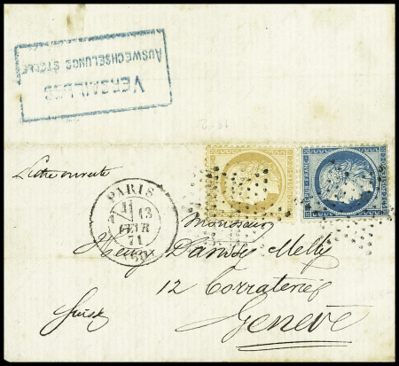 Etoile Pleine / N° 36 et 37 Cachet à section de le