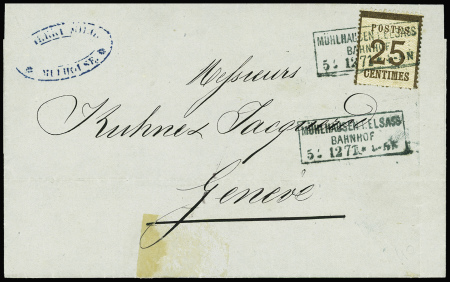 MULHAUSEN / Als. N° 7 pour GENEVE en Suisse le 05 