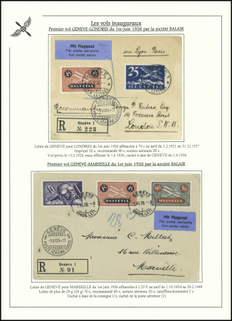 REGELMÄSSIGER LUFTVERKEHR : Balair und Air Union Fokker