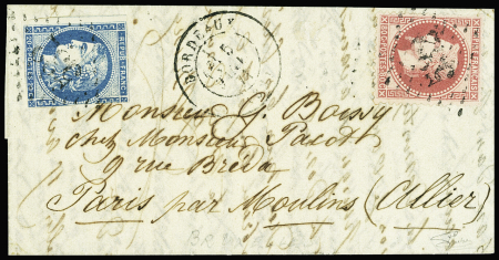 N°32 + 45 obl GC 532 + T17 "Bordeaux" (5 janv 71) 