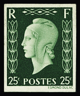 N°701D/F Marianne de Dulac, exceptionnelle série des