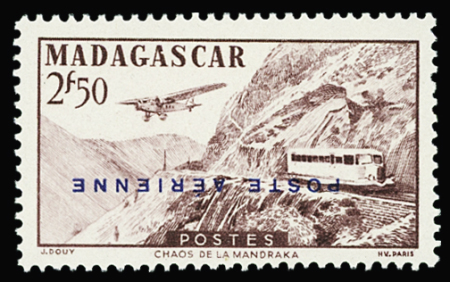 POSTE AERIENNE N°63D 2f50 violet, Chaos de la Mandraka,