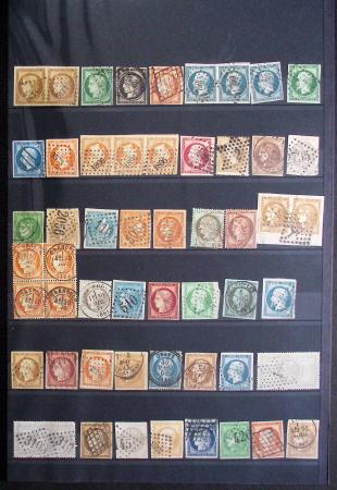 1849-1870, Lot de classiques obl. et neufs, avec de