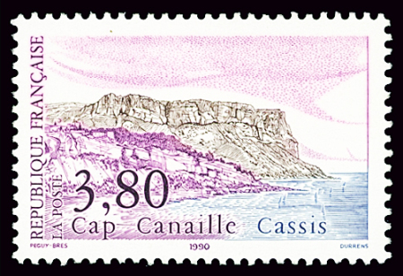 N°2660 Cassis, variété importante sur encrage rose,