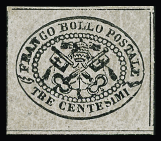 1867 3c. Rose-grey, good margins all around, fresh