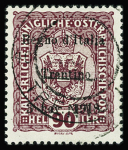 1918 9h Rose-lilac, neatléy used with central cds,