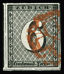 6Rp (Type IV) waagrechte Untergrundlinien, farbintensiv