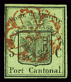 Grosser Adler, farbfrisch und sehr gut gerandet, zentrisch