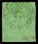 Grosser Adler dunkelgrün, farbfrische Marke in ringsum