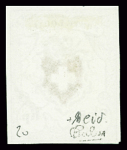 Type 20 mit Kreuzeinfassung, farbintensiv und ringsum