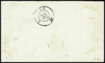 Type 36 mit Kreuzeinfassung, farbfrisch und ringsum
