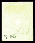 Type 28 B/RO gut gerandet mit schwarzer aargauische