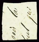 Grosser Adler, farbfrisch aber Lupenrand und mit waagrechter