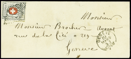 Neuenburg 5C, farbfrisch und aud drei Seiten gut gerandet,