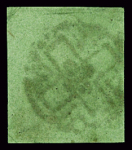 Grosser Adler dunkelgrün, farbfrische Marke, ringsum