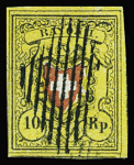 Type 8 E/LO enormrandig, mit schwarzer Raute, Befund