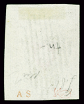 Type 8 E/LO enormrandig, mit schwarzer Raute, Befund