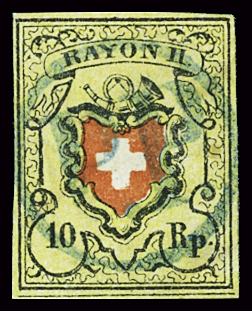 Type 14 D/RU, breitrandig mit blauer PP von Aarau,