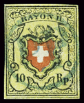 Type 14 D/RU, breitrandig mit blauer PP von Aarau,