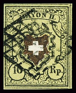 Type 30 A2/LO, breitrandig mit Genfer Gitterraute (AW