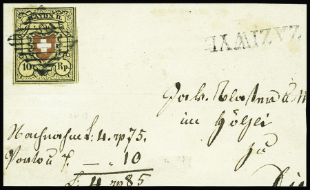 Type 30 A2/RO, gut gerandet, mit Raute von Hindelbank