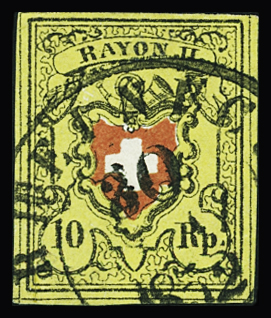 Type 18 B/LU, breitrandig, mit RHEINHECK "Vrophila"-Stempel