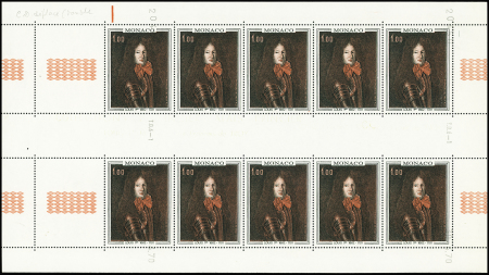 N°845 Prince Louis Ier, spectaculaire variété impression