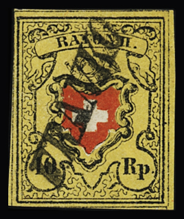 Type 8 B/RO in der bräunlichgelben Nuance, breitrandig