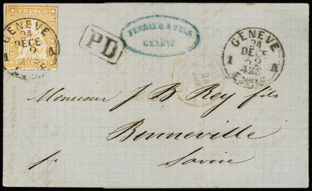 20Rp. orange, gut bis sehr gut gerandet mit Teil von