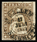 1855-90 Kleine Auswahl gestempelte Marken in sehr guter